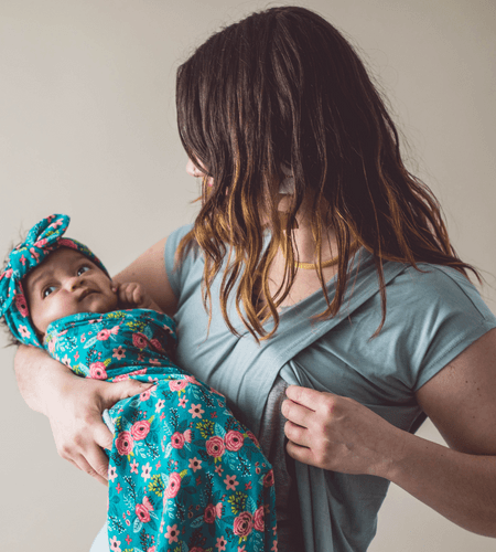 Mom & Nursing Friendly Tops - Breastfeeding Shirts – Milk & Baby