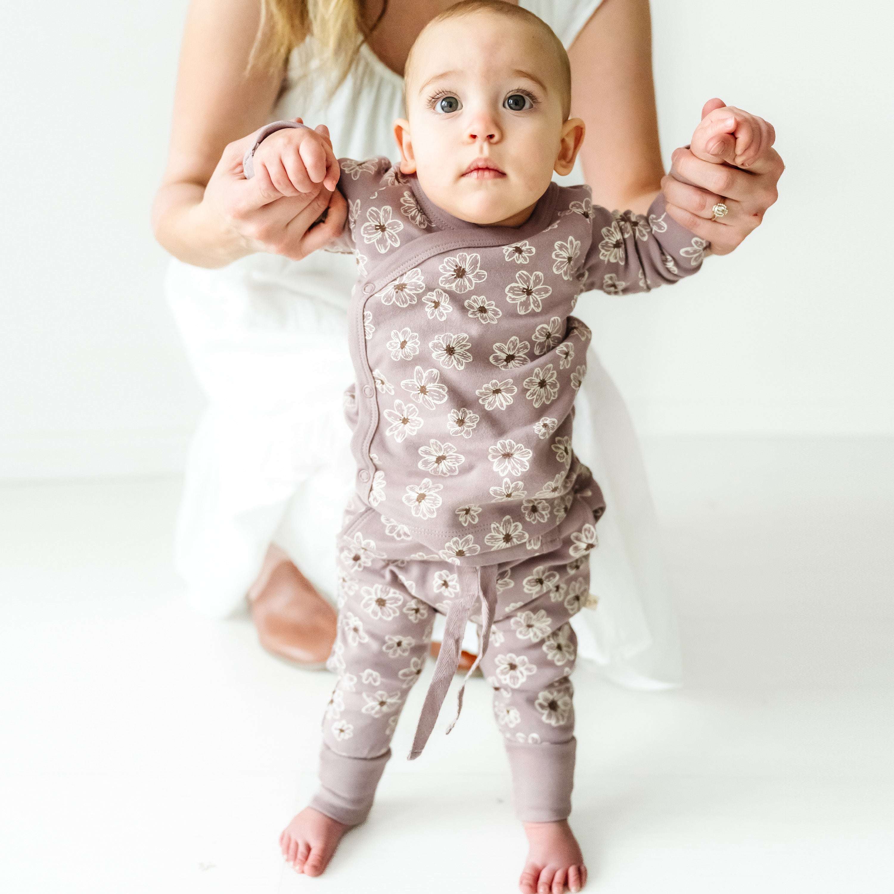 Organic Baby Top & Pants Set | Daisies Milk & Baby