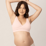 Sublime® Adjustable Crossover Nursing & Lounge Bra | Soft Pink | Milk & Baby