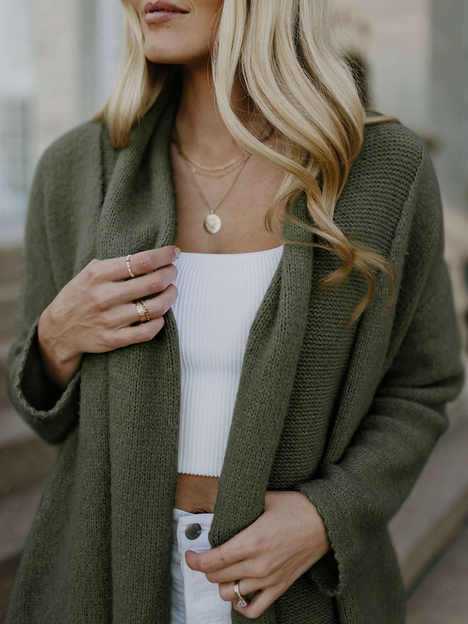 Chloe Cardigan Sweater | Thyme Milk & Baby