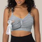 Sublime® Hands-Free Pumping & Nursing Bra | Grey Milk & Baby