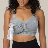 Sublime® Hands-Free Pumping & Nursing Bra | Grey Milk & Baby