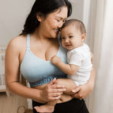 Sublime® Nursing Sports Bra | Ombre Storm Milk & Baby