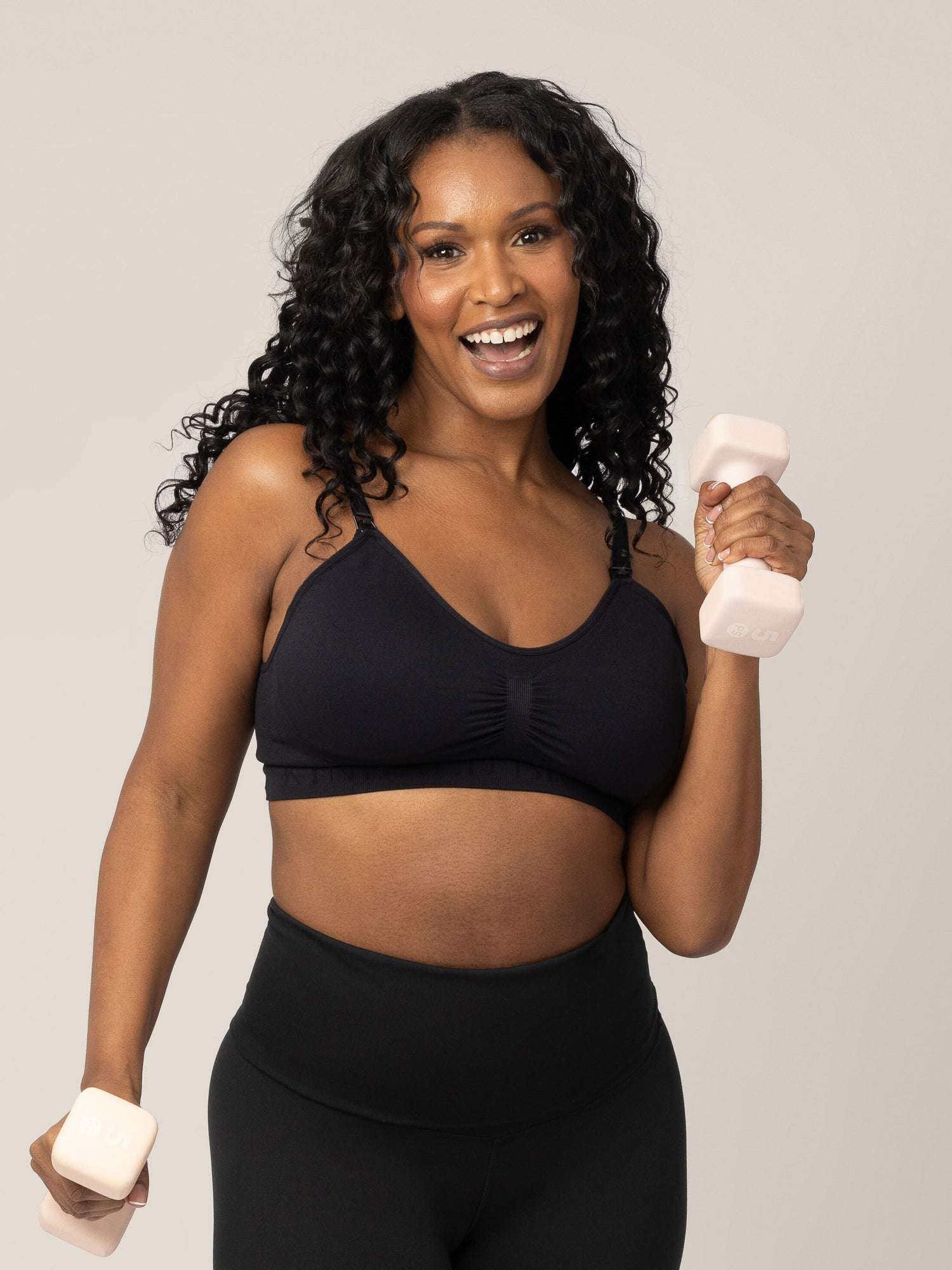 Sublime® Nursing Sports Bra | Black Milk & Baby