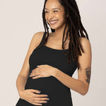 Bamboo Lounge Around Nursing Tank | Black Milk & Baby