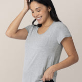 Everyday Maternity & Nursing T-shirt | Grey Heather