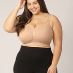 Sublime® Hands-Free Pumping & Nursing Bra | Beige Milk & Baby