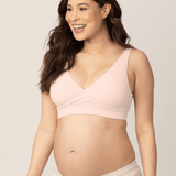 Sublime® Adjustable Crossover Nursing & Lounge Bra | Soft Pink | Milk & Baby