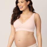 Sublime® Adjustable Crossover Nursing & Lounge Bra | Soft Pink | Milk & Baby 