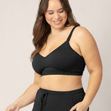 Signature Sublime® Contour Hands-Free Pumping & Nursing Bra | Black