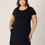 Eleanora Bamboo Maternity & Nursing Dress | Black Milk & Baby