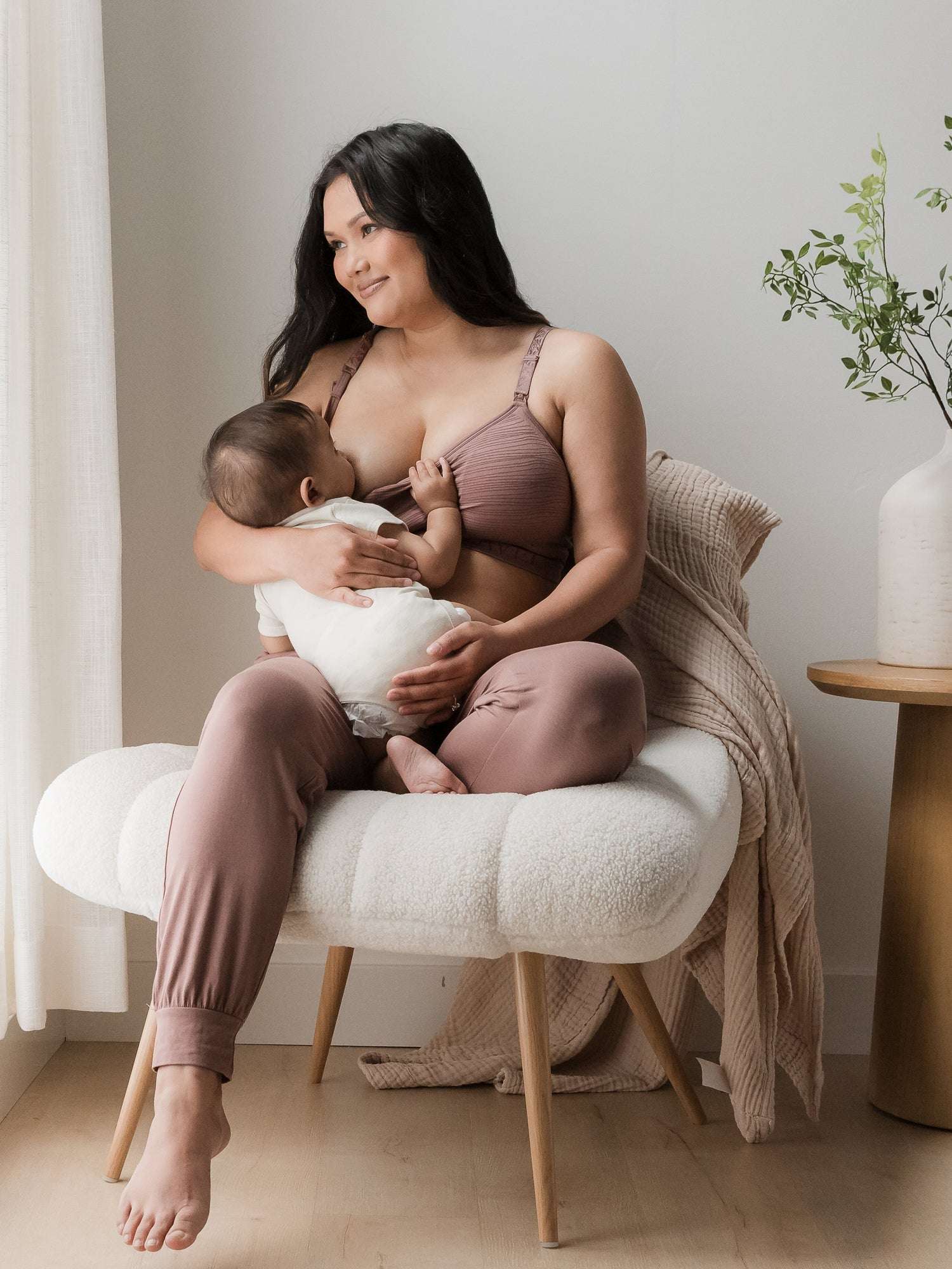 Sublime® Hands-Free Pumping & Nursing Bra | Twilight Milk & Baby