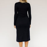 Brandi Wrap Sweater Dress