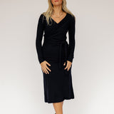 Brandi Wrap Sweater Dress