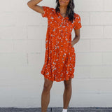 Jackie Button Down Dress | Nursing Friendly Milk & Baby