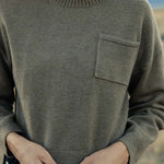 Long Road Pocket Sweater Milk & Baby