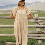 Carried Away Textured Maxi | Nursing Friendly Milk & Baby