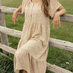 Carried Away Textured Maxi | Nursing Friendly Milk & Baby