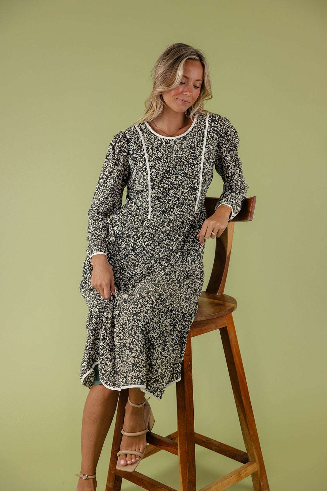 The Adeline Floral MOM Dress Milk & Baby