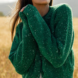 Defying Gravity Speckled Cardigan | Milk & Baby