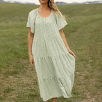 Carried Away Textured Maxi | Nursing Friendly Milk & Baby