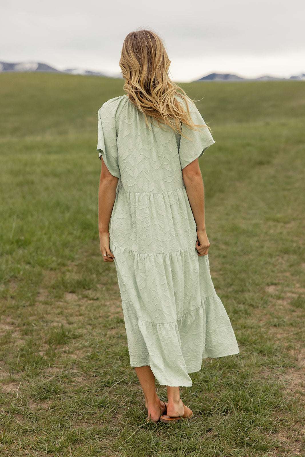 Carried Away Textured Maxi | Nursing Friendly Milk & Baby