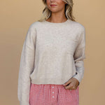 Long Road Pocket Sweater Milk & Baby