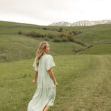 Carried Away Textured Maxi | Nursing Friendly Milk & Baby