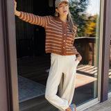 Girl Like You Stripe Sweater Cardigan