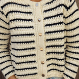 Girl Like You Stripe Sweater Cardigan