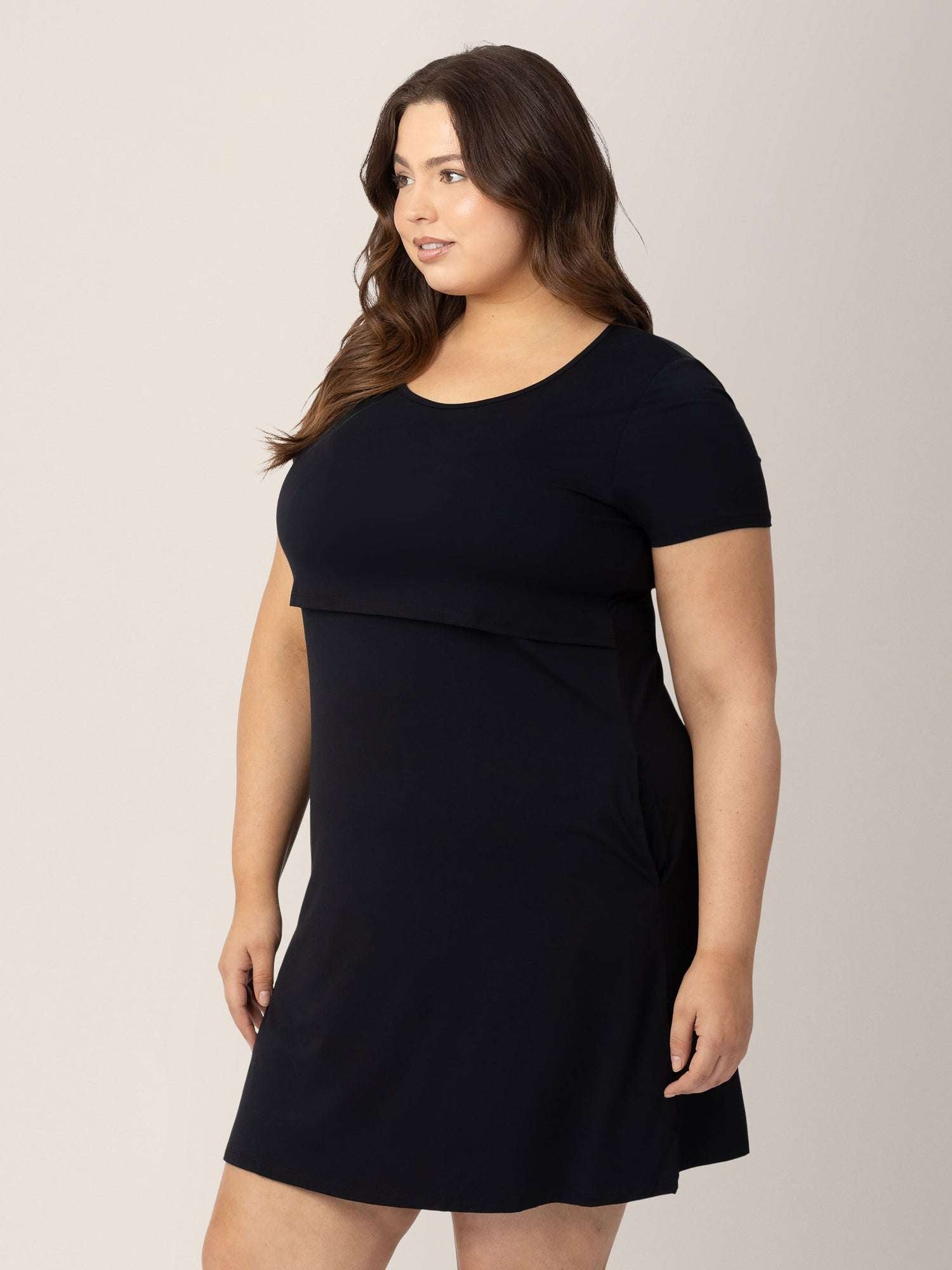 Eleanora Bamboo Maternity & Nursing Dress | Black Milk & Baby