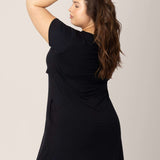 Eleanora Bamboo Maternity & Nursing Dress | Black Milk & Baby