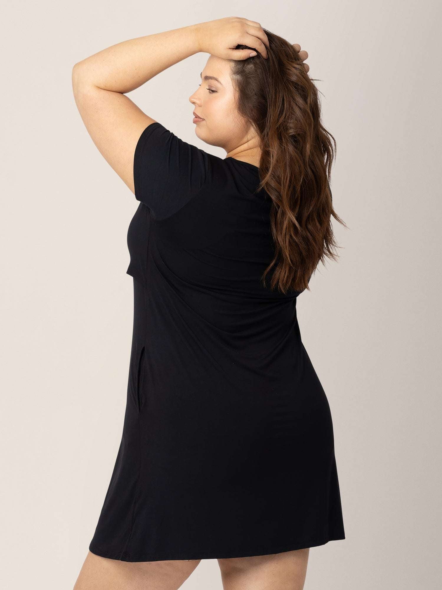 Eleanora Bamboo Maternity & Nursing Dress | Black Milk & Baby