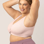 Sublime® Adjustable Crossover Nursing & Lounge Bra | Soft Pink | Milk & Baby 