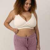 Sublime® Adjustable Crossover Nursing & Lounge Bra | Stone