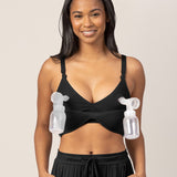 Signature Sublime® Contour Hands-Free Pumping & Nursing Bra | Black