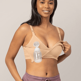 Signature Sublime® Contour Pumping & Nursing Bra | Beige | Milk & Baby