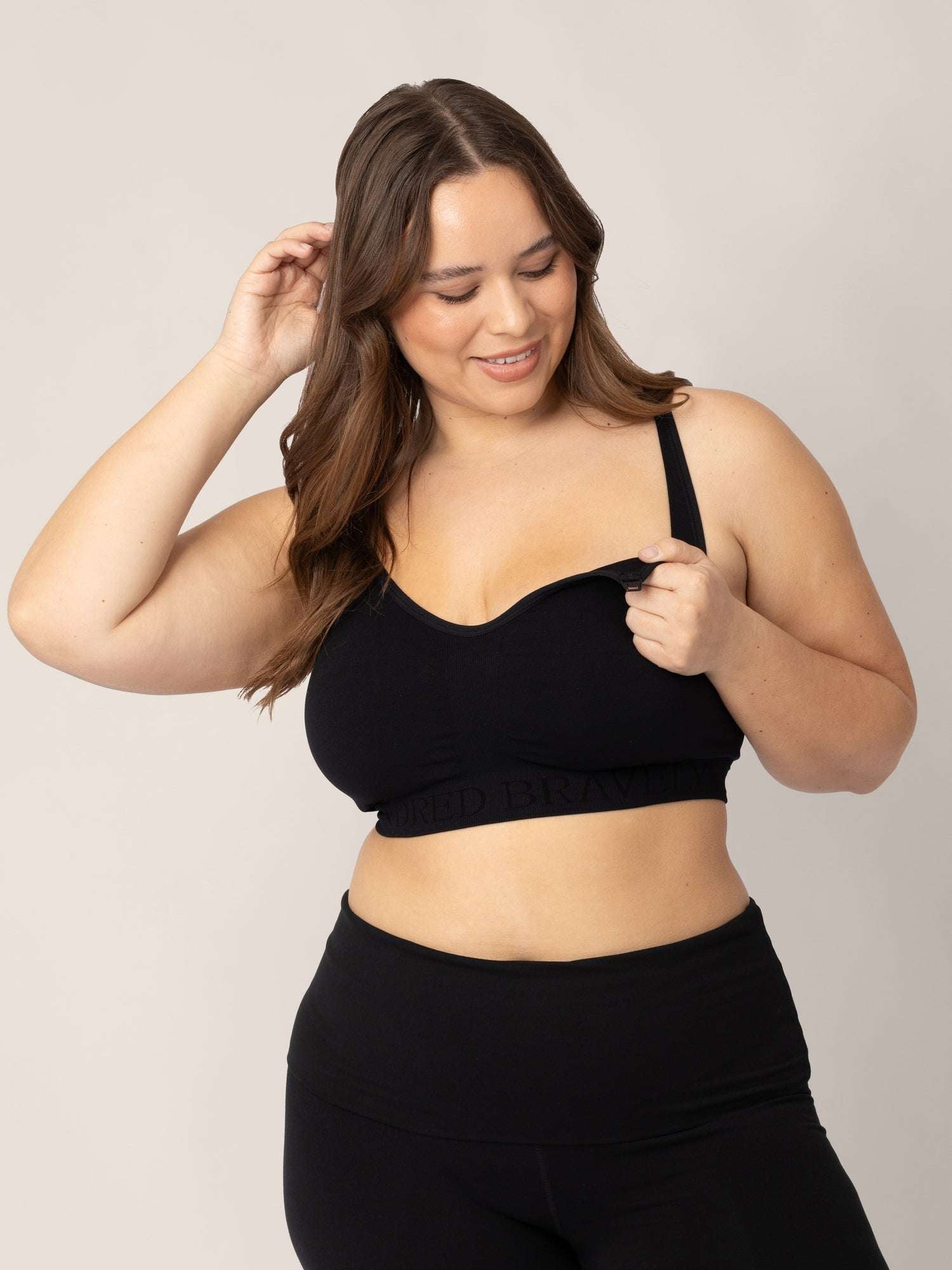 Sublime® Nursing Sports Bra | Black Milk & Baby