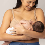 Sublime® Hands-Free Pumping & Nursing Bra | Beige Milk & Baby