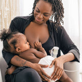 Sublime® Hands-Free Pumping & Nursing Bra | Black Milk & Baby