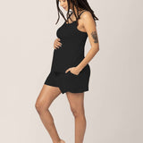 Bamboo Lounge Around Nursing Tank | Black Milk & Baby