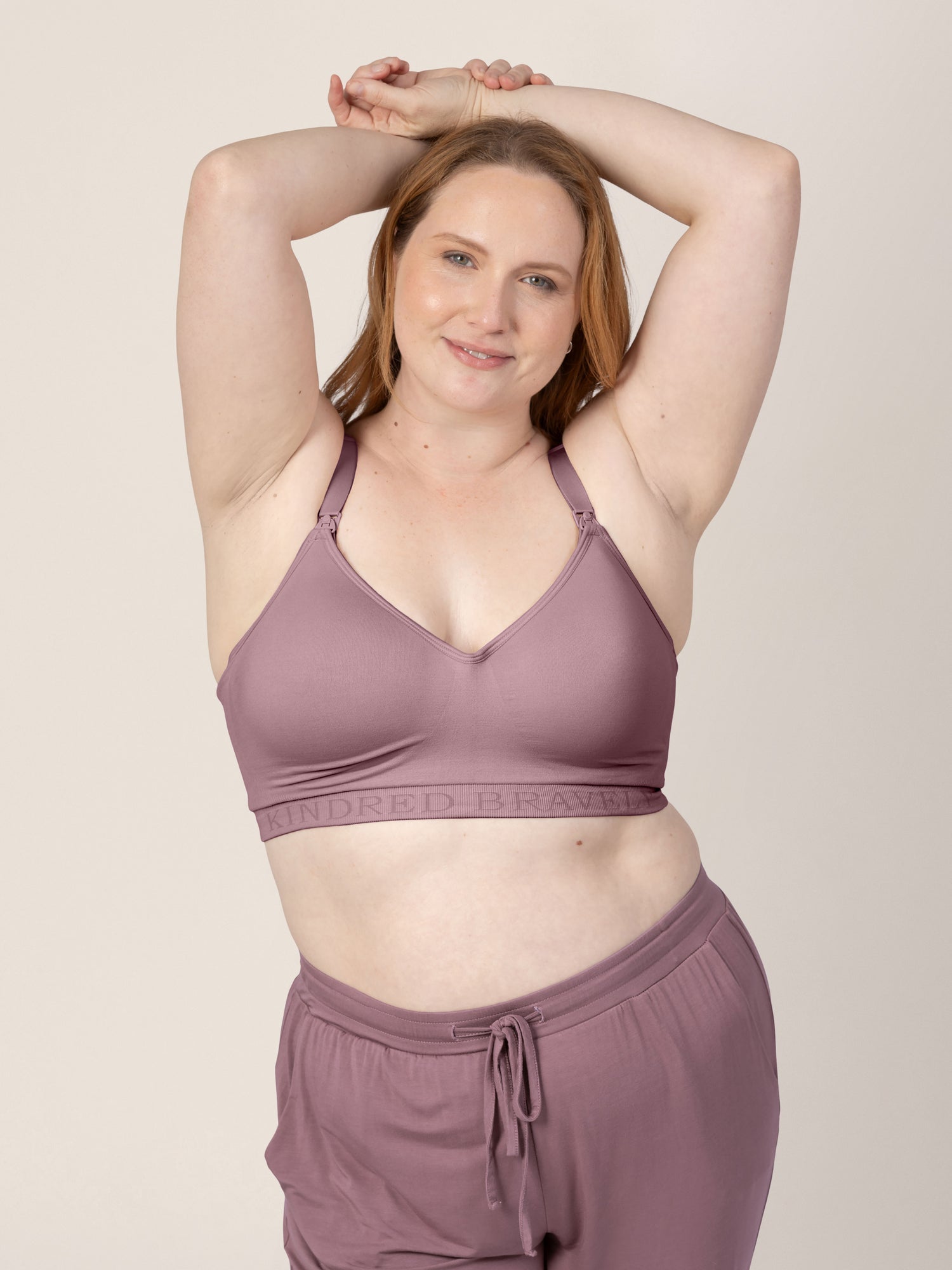 Signature Sublime® Contour Hands-Free Pumping & Nursing Bra | Twilight | Milk & Baby