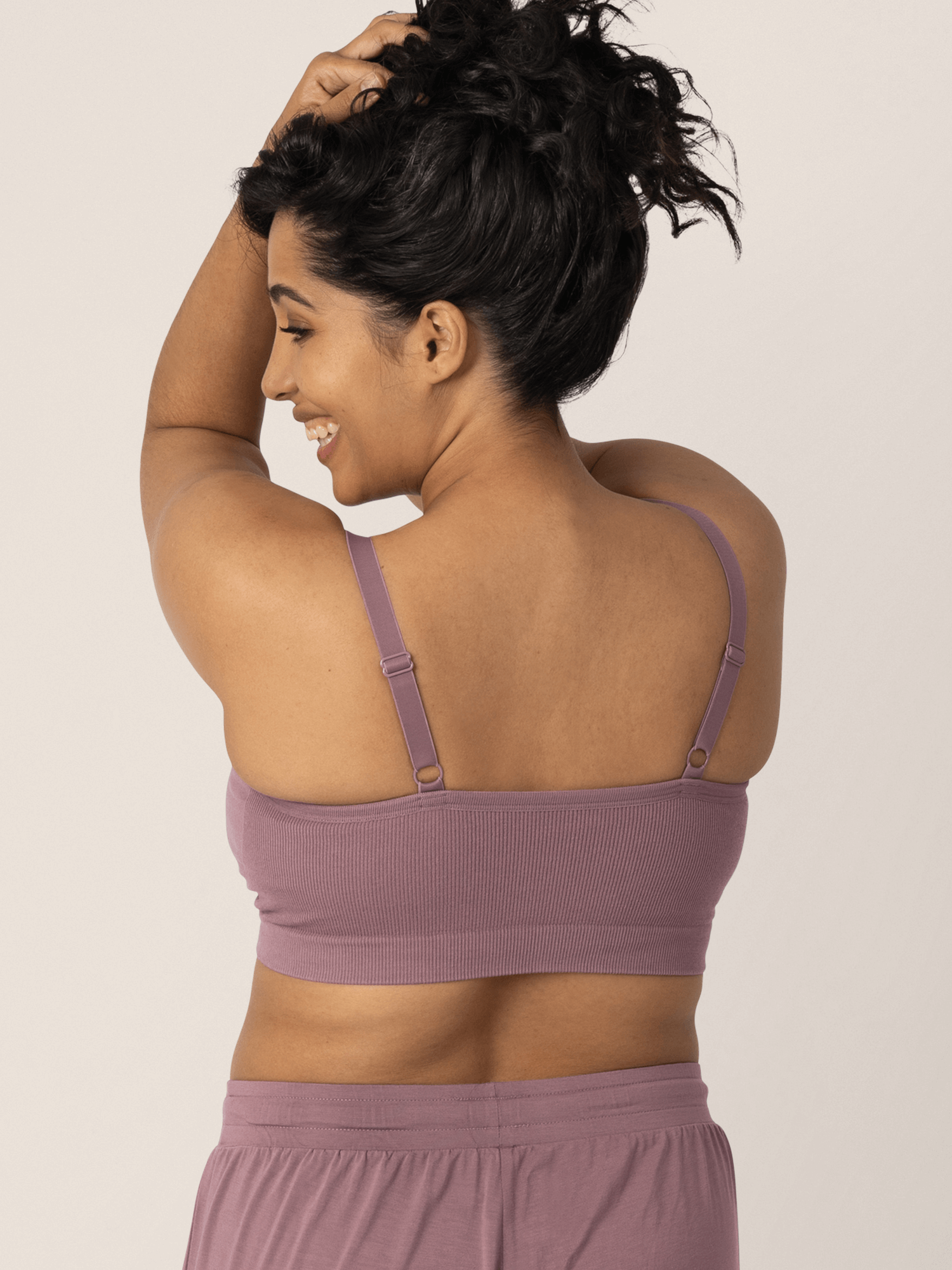 Sublime® Bamboo Hands-Free Pumping Lounge & Sleep Bra | Twilight | Milk & Baby