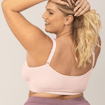 Sublime® Adjustable Crossover Nursing & Lounge Bra | Soft Pink | Milk & Baby