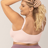 Sublime® Adjustable Crossover Nursing & Lounge Bra | Soft Pink | Milk & Baby