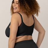 Sublime® Adjustable Crossover Nursing & Lounge Bra | Black