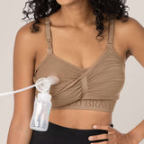 Sublime® Hands-Free Pumping & Nursing Bra | Latte Milk & Baby