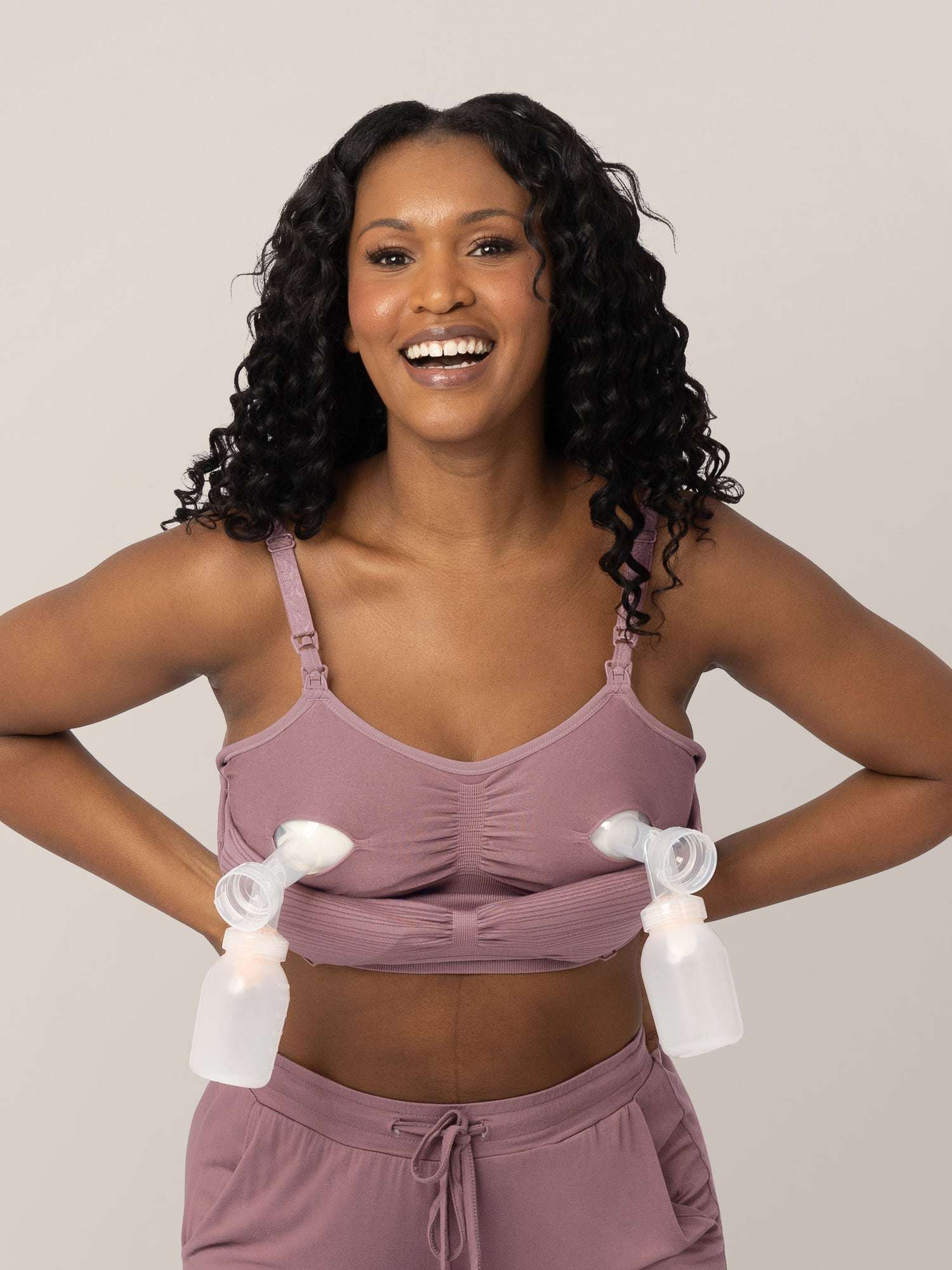 Sublime® Hands-Free Pumping & Nursing Bra | Twilight Milk & Baby