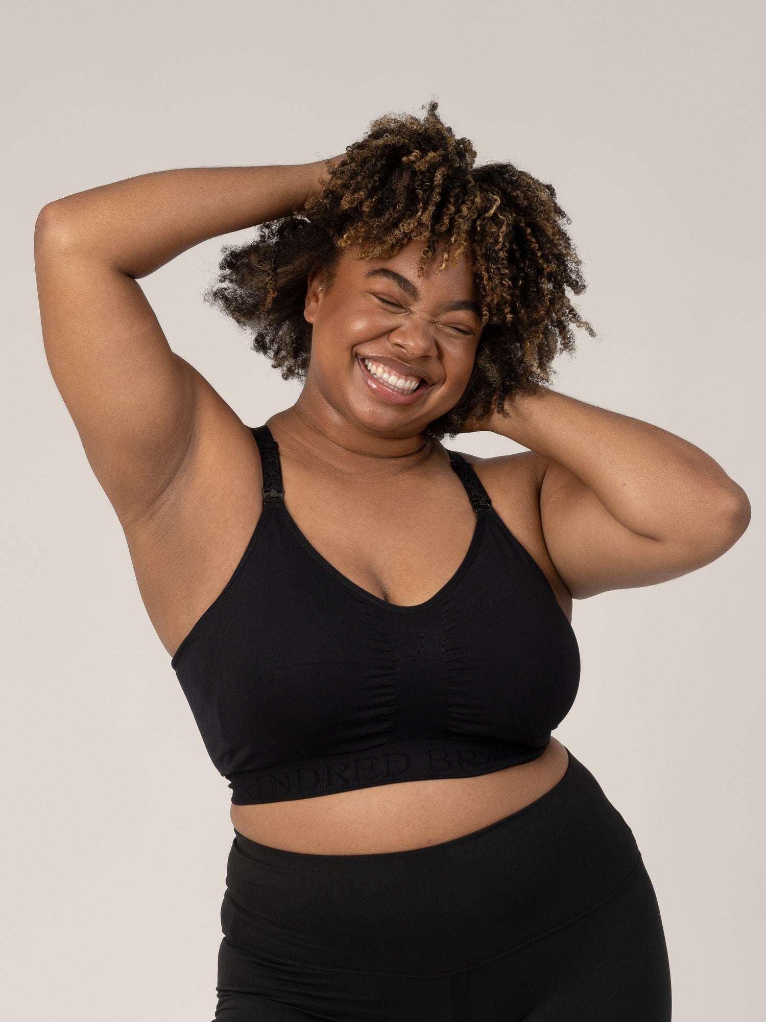 Sublime® Nursing Sports Bra | Black Milk & Baby