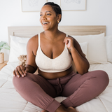 Sublime® Bamboo Hands-Free Pumping Lounge & Sleep Bra | Oatmeal Heather